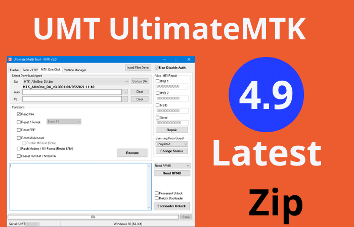 UMT UltimateMTK 4.9 Latest Setup File Download