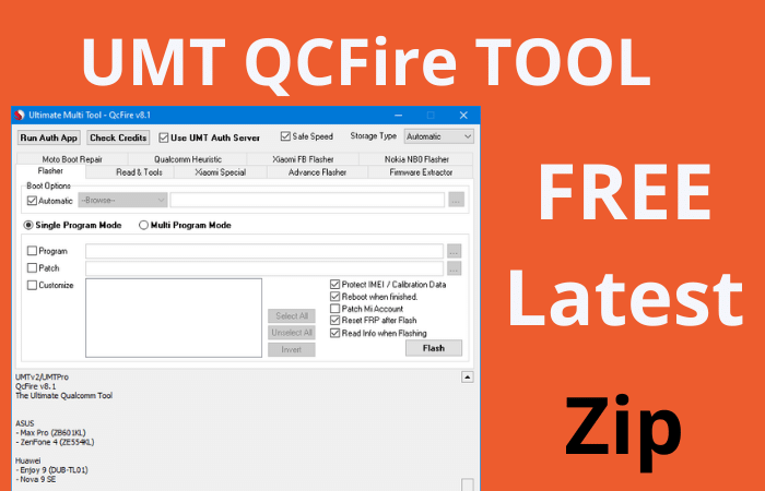 UMT QCFire V8.3.1 Setup File Tool Latest Zip Download